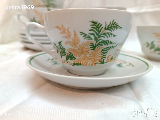 Руски порцеланов сервиз за чай, снимка 2 - Сервизи - 44113052