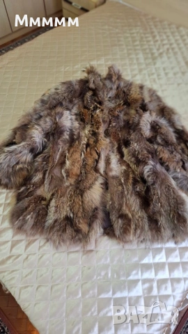 Палто от лисица естествен косъм