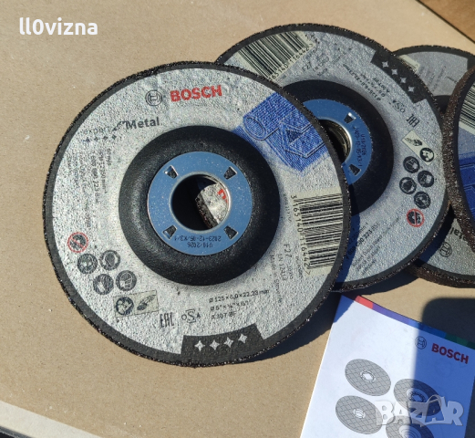 Диск за шлайфане на метал 125 / BOSCH , снимка 2 - Железария - 44894662