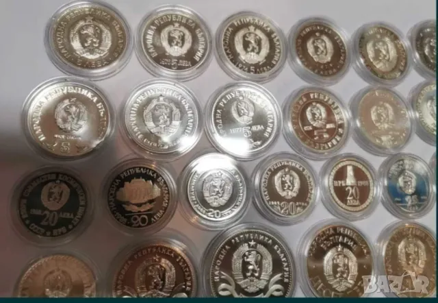 Колекция сребърни Български юбилейни монети БНБ, снимка 2 - Нумизматика и бонистика - 47696689