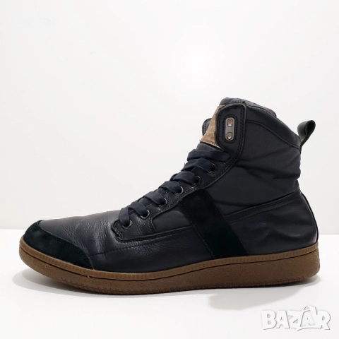 DIESEL Кожени Зимни Кецове Боти Ботуши Кожа Подплата Полар 43.5-44, снимка 2 - Мъжки боти - 52687100