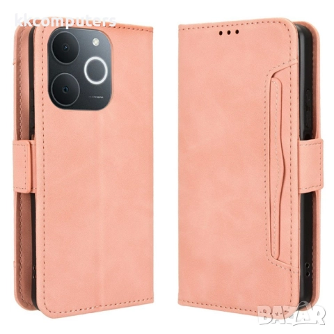 Realme Note 70T / Realme C71 Кожен калъф с портфейл + Протектор |5 цвята, снимка 2 - Калъфи, кейсове - 52121212