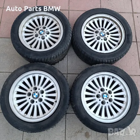 Джанти 15 цола BMW E39 Style 33 със зимни гуми 205/55/15 БМВ Джанти Е39, снимка 2 - Гуми и джанти - 48720060