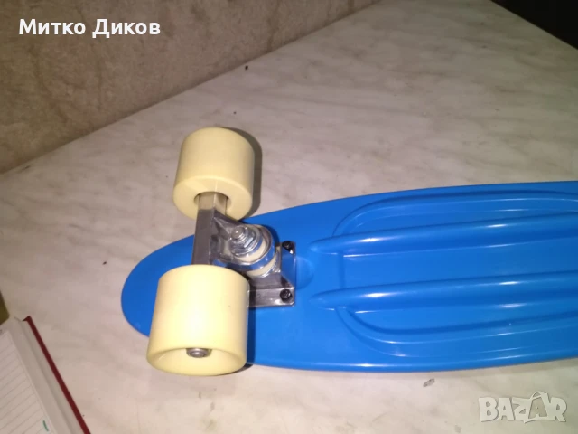 Penny Board Exclusive 55 см син нов, снимка 6 - Скейтборд, ховърборд, уейвборд - 51107073