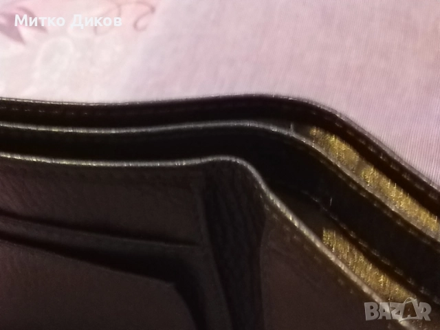 Енцо Нори марков портфейл естествена кожа нов 120х100мм, снимка 7 - Портфейли, портмонета - 52905673