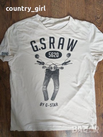 g-star restany - страхотна мъжка тениска 100% оригинал отлично състояние, снимка 3 - Тениски - 28665504