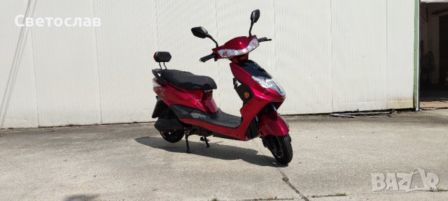 Електрически скутер My Force модел ЕМ006 червен цвят с регистрация, снимка 4 - Мотоциклети и мототехника - 37027604