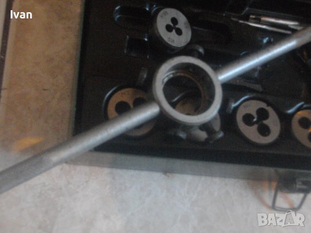 Немско Старо Качество-Метчици и Плашки М3-М12 За Резби Външни/Вътрешни-В Метална Кутия-Непълен К-т, снимка 12 - Други инструменти - 43100055