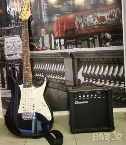 Електрическа китара Ibanez GRG140+Кубе IBANEZ-Модел IBZ10G - U, снимка 4 - Китари - 43761831