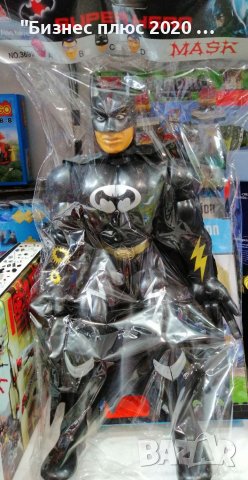 Голяма фигура Батман със светлина и подвижни стави  в торбичка 