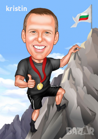 Карикатура по ваша снимка, снимка 6 - Картини - 36555632