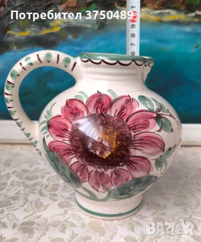 Керамична кана, снимка 3 - Антикварни и старинни предмети - 53457554