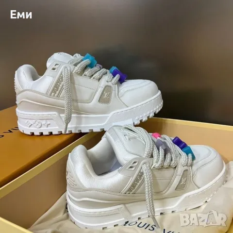 Louis Vutton дамски мъжки маратонки кецове були унисекс размери от 36 до 45, снимка 4 - Маратонки - 47556378