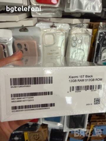 Xiaomi 15T 12/512 black,запечатан,чисто нов,2 години гаранция, снимка 2 - Xiaomi - 53169682