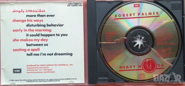 Robert Palmer – Heavy Nova (1988, CD), снимка 3 - CD дискове - 38373006