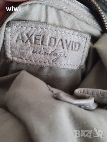 Чанта естествена кожа Axeldavid., снимка 4 - Чанти - 52037480