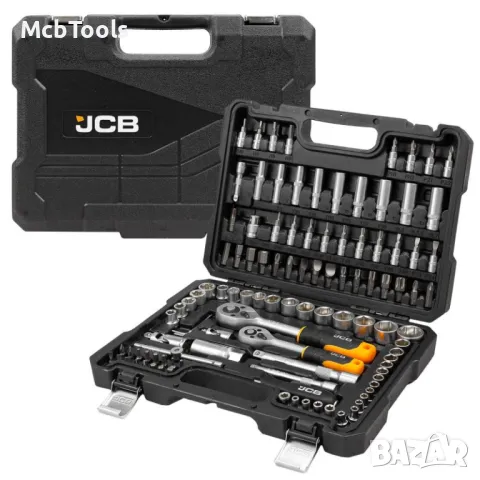 Гедоре 108 части 1/4” и 3/8” JCB, снимка 2 - Гедорета - 47698554