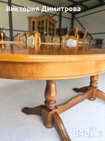 Разтегателна трапезна маса , снимка 6 - Маси - 51714387
