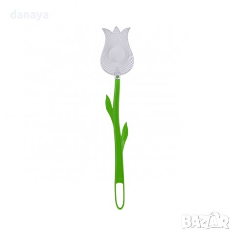 3129 Палка за мухи Цвете мухобойка, 50см, снимка 2 - Мопове, кофи, четки и метли - 38228083