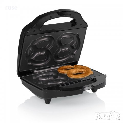 НОВИ! Уред за сандвичи тип гевреци брецел бретцел PRINCESS Pretzel maker, снимка 5 - Тостери - 36672867