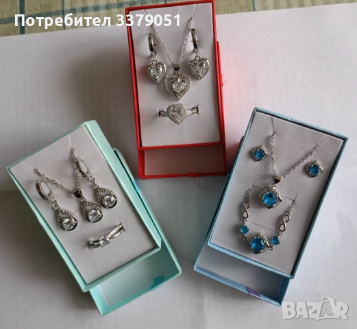 Продавам комплекти бижута , снимка 3 - Колиета, медальони, синджири - 52965473