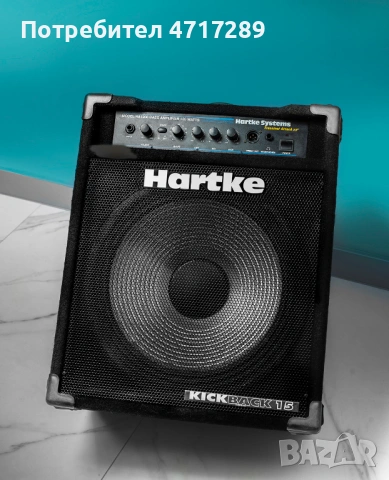 Комбо Усилвател за Бас Кирара Hartke HA120 във Отлично състояние, снимка 2 - Ресийвъри, усилватели, смесителни пултове - 53236309