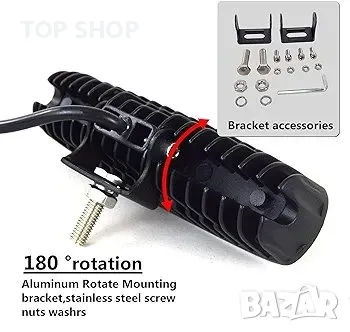 PICAA LED работна светлина 2 x 6 инча 18 W ATV Камион Офроуд, снимка 5 - Аксесоари и консумативи - 48737170