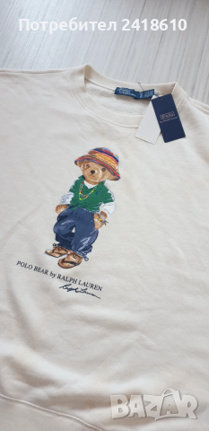 POLO Ralph Lauren Bear Womens Size XL НОВО! ОРИГИНАЛ! Дамски Суичър!, снимка 8 - Суичъри - 51764334