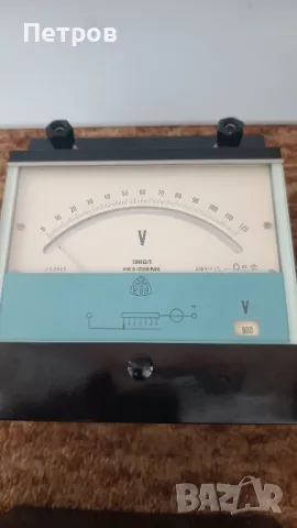 Продавам стари стрелкови измервателни уреди волтметър и амперметър, снимка 4 - Антикварни и старинни предмети - 49297359