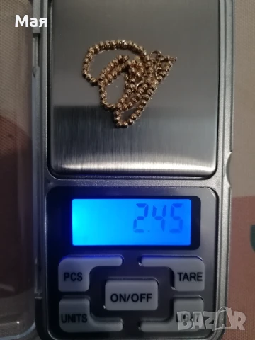 Дамска гривна злато 14 к/проба 585, снимка 3 - Гривни - 50732375