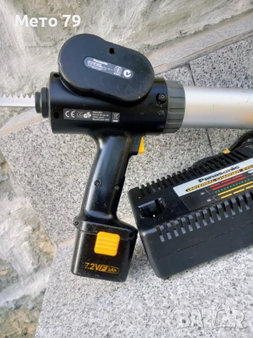 Panasonic EY3654 7.2v Акумулаторен пистолет за силикон , снимка 3 - Други инструменти - 51228856