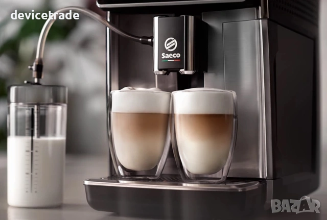 Кафеавтомат Saeco GranAroma Deluxe SM6685/00, Автоматичен пенообразовател на мляко, снимка 6 - Кафемашини - 53005546