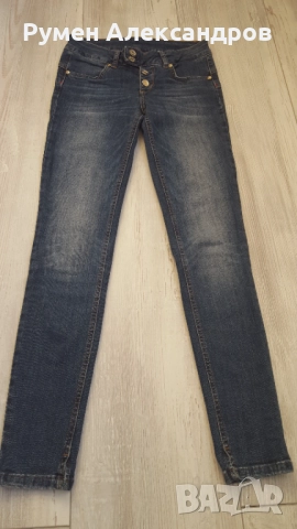 Тъмно сини дънки LIU-JO за момиче с р-р W25 = XS, снимка 8 - Дънки - 52110156