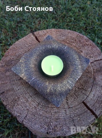 Свещник за чаена свещичка, снимка 3 - Други - 44069145