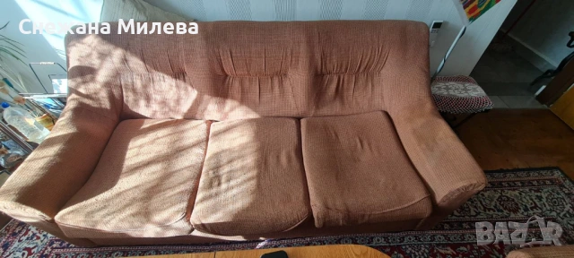 СПЕШНО холова гарнитура, снимка 3 - Дивани и мека мебел - 53471042