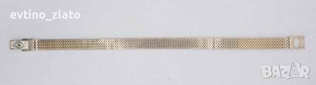 Дамски златни гривни 14К, с три цвята злато, снимка 5 - Гривни - 39064016