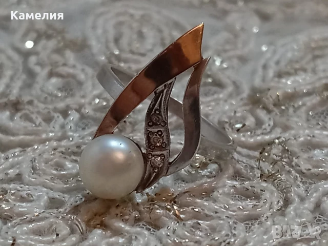 Сребърен пръстен , снимка 6 - Пръстени - 51317511