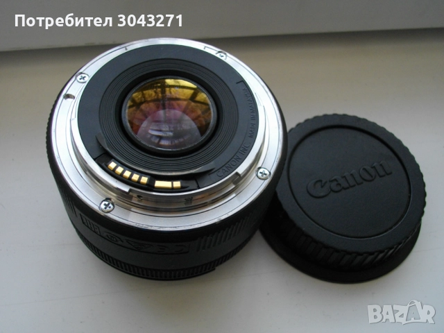 Canon EF 50mm f/1.8 STM, снимка 3 - Обективи и филтри - 52865873