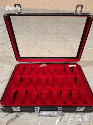 Алуминиев луксозен куфар за бижута или часовници