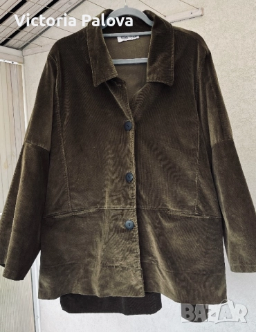 Кадифено яке овърсайз BELLA DONNA, снимка 3 - Якета - 52045274