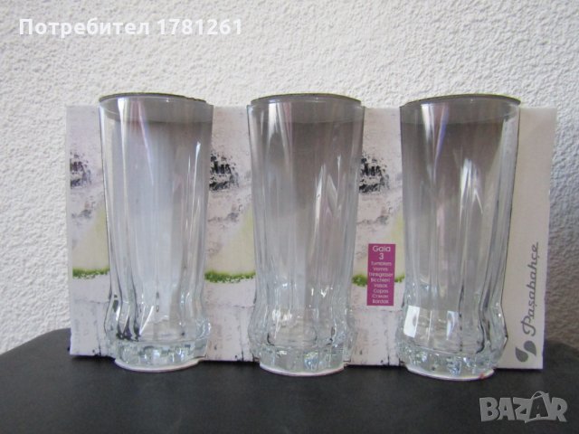 Комплект чаши за вода Пашабахче, снимка 4 - Чаши - 26966702