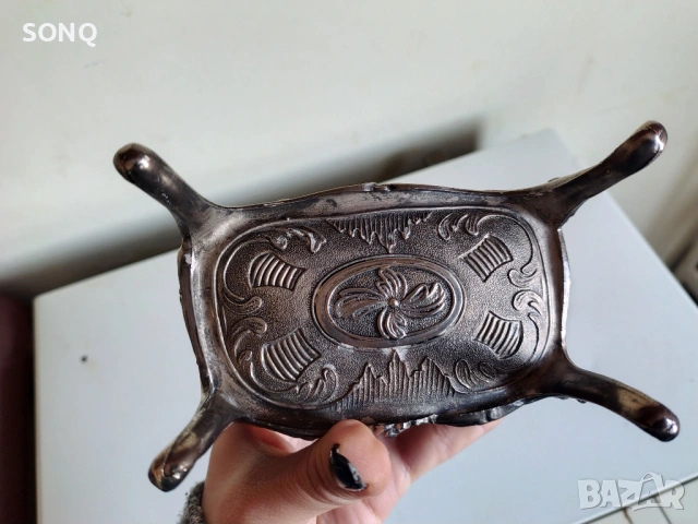 Страхотна Рядка Стара Посребрена Френска Кутия За Бижута, снимка 6 - Антикварни и старинни предмети - 53177664