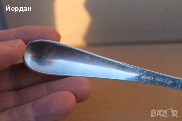 Малък сребърен черпак, снимка 6 - Други ценни предмети - 43869018