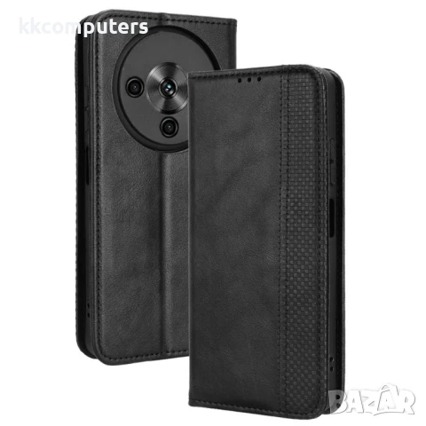 ZTE Blade A76 5G Retro-skin Magnetic Кожен Калъф и Протектор, снимка 15 - Калъфи, кейсове - 51204699