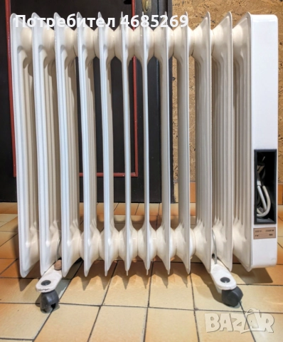 Маслен радиатор KOMFORT 12 ребра, снимка 3 - Радиатори - 52819410