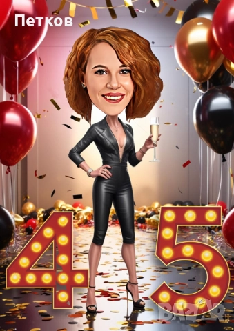 Дигитални карикатури по снимка–перфектен подарък за рожден ден, годишнина и поводи