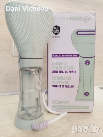 Парогенератор Conair Handheld Garment Steamer for Clothes, ExtremeSteam 1200W, снимка 2 - Ютии - 52737802