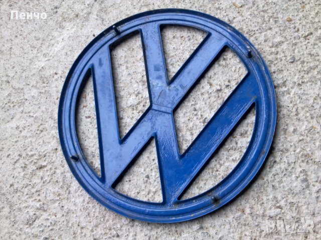 стара авто емблема за Volkswagen Т1/Фолксваген Т1 бус/ - ретро, снимка 5 - Антикварни и старинни предмети - 28030920