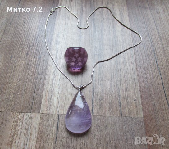 сребърен комплект - 1, снимка 2 - Бижутерийни комплекти - 32274467