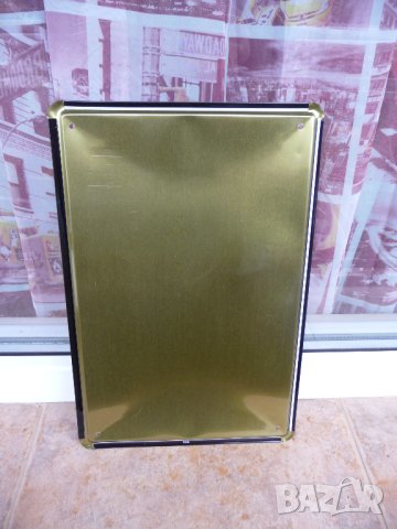 Метална табела кафе лате Caffe Latte с мляко чаша порцелан, снимка 3 - Декорация за дома - 43107482